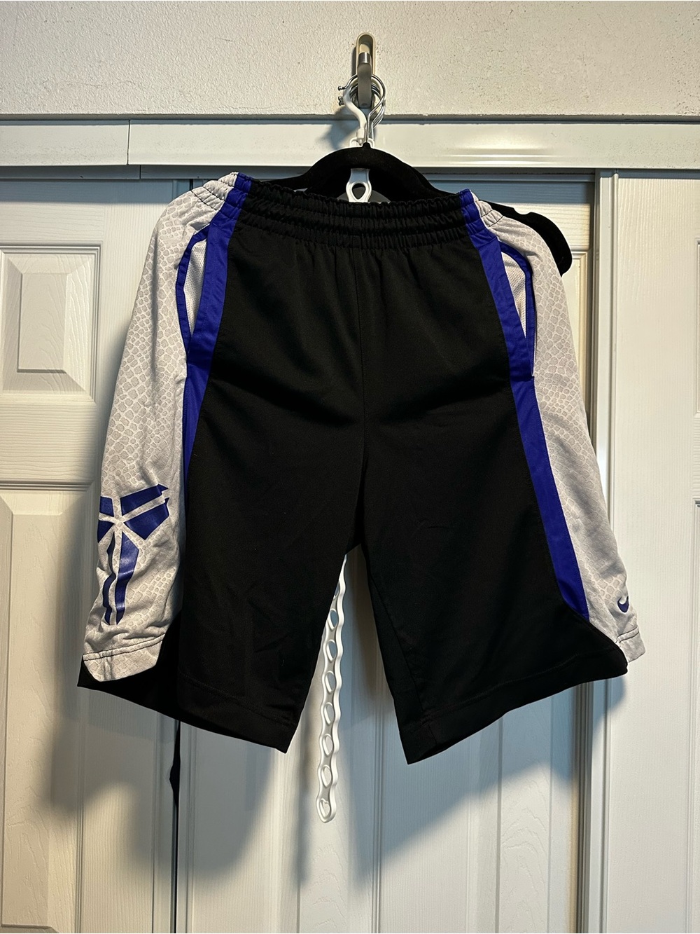 Nike Men’s Kobe Bryant Shorts Black with Purple and White Accents